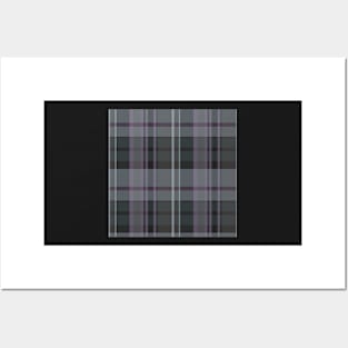 Grunge Aesthetic Conall 1 Hand Drawn Textured Plaid Pattern Posters and Art